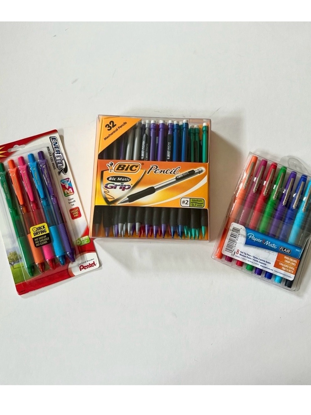 New Office/School Supplies, Mechanical Pencils, Colorful Felt Tip & Gel Pens
